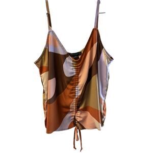 Sanctuary Brown Lilac Peach Tank XL